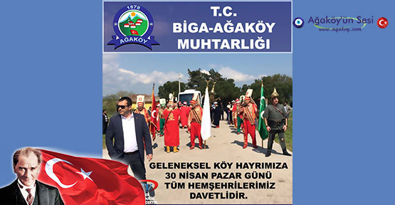 30 Nisan 2017 Pazar Günü Yapacağımız Köy Hayrımıza Katılımınız Bizleri