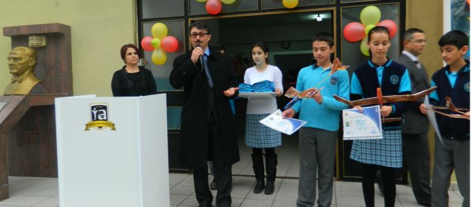 İdriskoru İbrahim Aydın Ortaokulu ve THK işbirliğinde açılan ‘’Ata Model